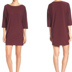 Leith maroon dress